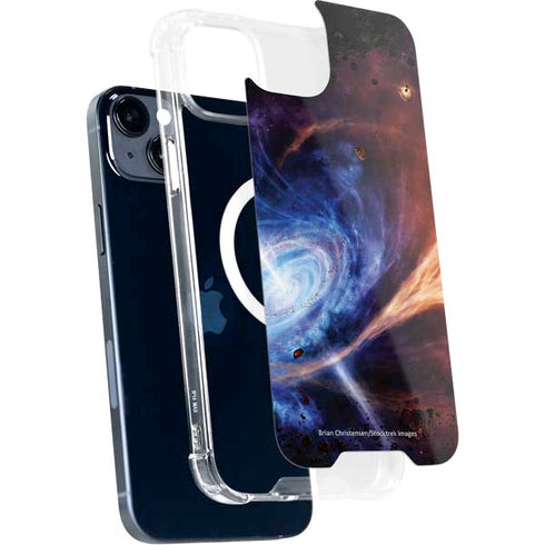 StockTrek Binary System Orbiting near a Black Hole iPhone 13 MagSafe Case