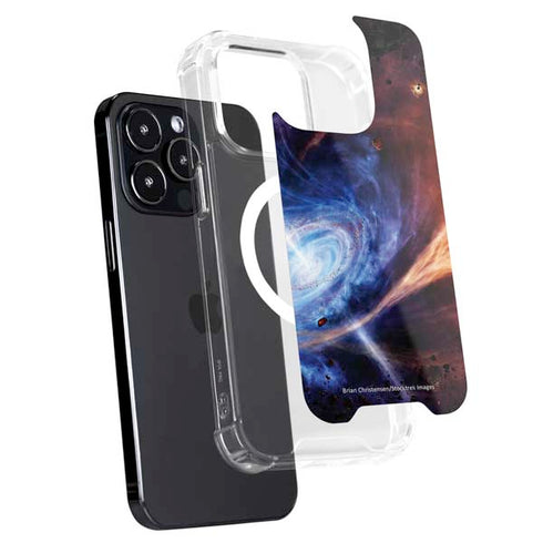 StockTrek Binary System Orbiting near a Black Hole iPhone 13 Pro MagSafe Case