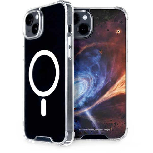 StockTrek Binary System Orbiting near a Black Hole iPhone 14 MagSafe Case