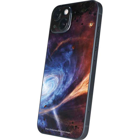 StockTrek Binary System Orbiting near a Black Hole iPhone 14 Plus Skin