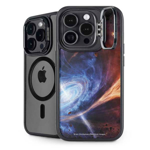 StockTrek Binary System Orbiting near a Black Hole iPhone 14 Pro Kickstand Case