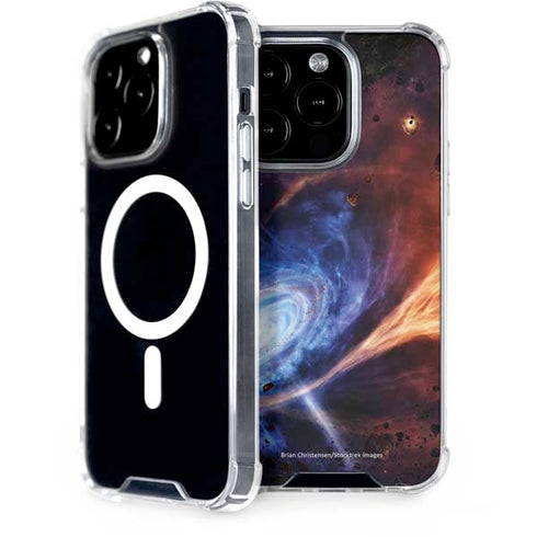 StockTrek Binary System Orbiting near a Black Hole iPhone 14 Pro MagSafe Case