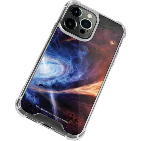 StockTrek Binary System Orbiting near a Black Hole iPhone 14 Pro Max Clear Case