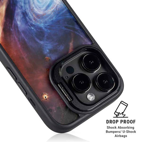 StockTrek Binary System Orbiting near a Black Hole iPhone 14 Pro Max Kickstand Case