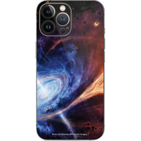 StockTrek Binary System Orbiting near a Black Hole iPhone 14 Pro Max Skin