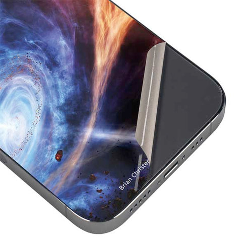 StockTrek Binary System Orbiting near a Black Hole iPhone 14 Pro Skin