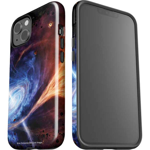 StockTrek Binary System Orbiting near a Black Hole iPhone 15 Impact Case
