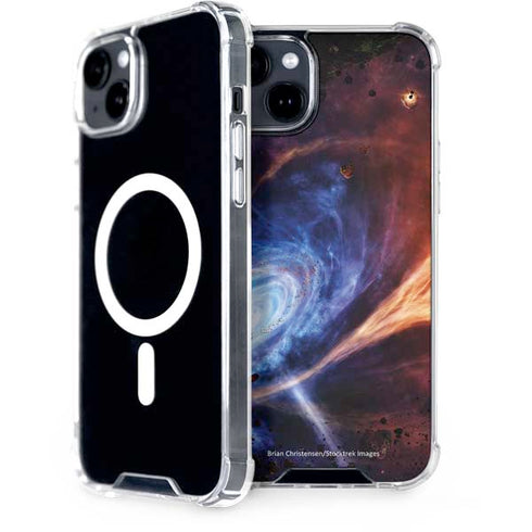 StockTrek Binary System Orbiting near a Black Hole iPhone 15 Plus MagSafe Case