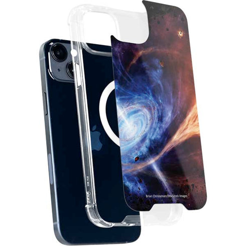 StockTrek Binary System Orbiting near a Black Hole iPhone 15 Plus MagSafe Case
