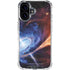 StockTrek Binary System Orbiting near a Black Hole iPhone 16 Plus Clear Case