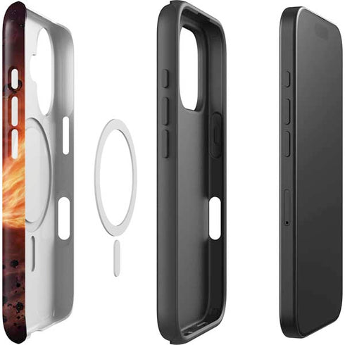 StockTrek Binary System Orbiting near a Black Hole iPhone 16 Plus Magsafe Impact Case