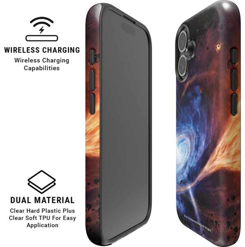 StockTrek Binary System Orbiting near a Black Hole iPhone 16 Plus Magsafe Impact Case