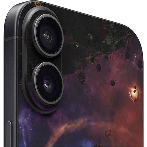 StockTrek Binary System Orbiting near a Black Hole iPhone 16 Plus Skin