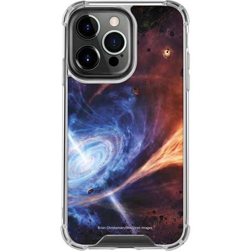 StockTrek Binary System Orbiting near a Black Hole iPhone 16 Pro Max Clear Case