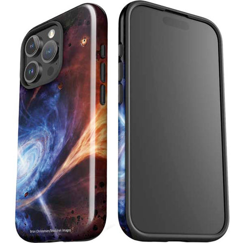 StockTrek Binary System Orbiting near a Black Hole iPhone 16 Pro Max Impact Case