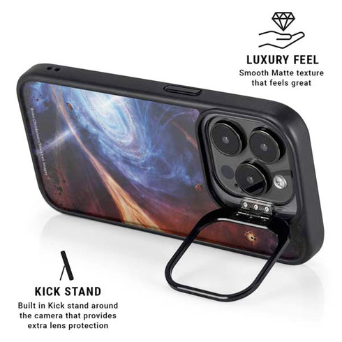 StockTrek Binary System Orbiting near a Black Hole iPhone 16 Pro Max Kickstand Case