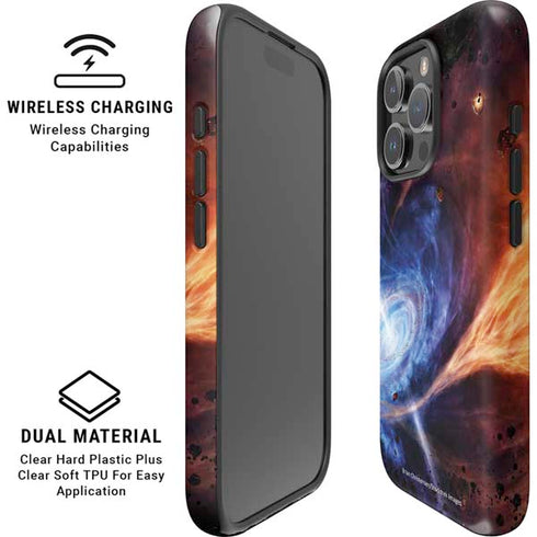 StockTrek Binary System Orbiting near a Black Hole iPhone 16 Pro Max Magsafe Impact Case