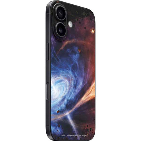 StockTrek Binary System Orbiting near a Black Hole iPhone 16 Skin