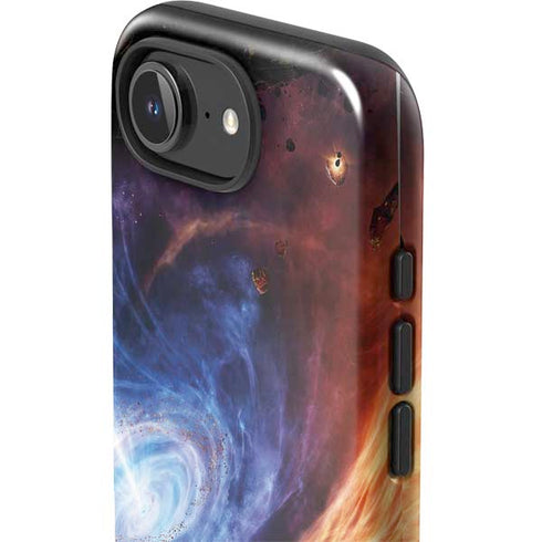 StockTrek Binary System Orbiting near a Black Hole iPhone 16e Impact Case