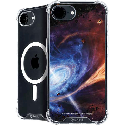 StockTrek Binary System Orbiting near a Black Hole iPhone 16e MagSafe Case