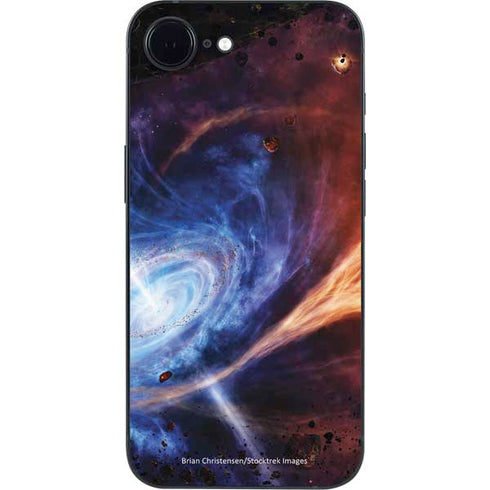 StockTrek Binary System Orbiting near a Black Hole iPhone 16e Skin