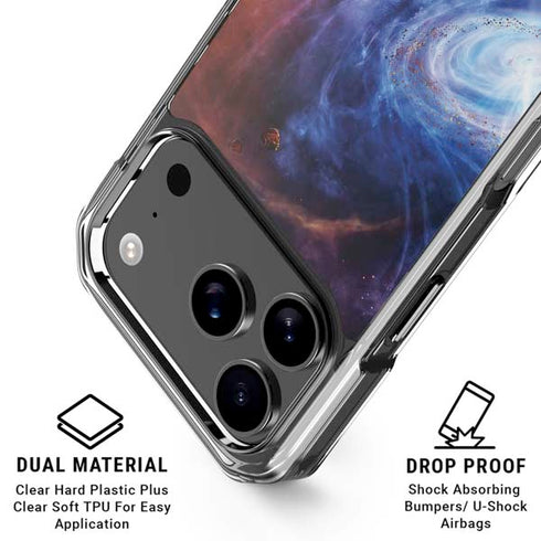 StockTrek Binary System Orbiting near a Black Hole iPhone 18 Pro Clear Case