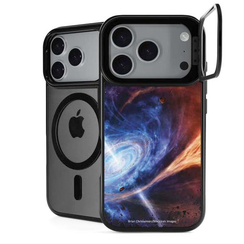 StockTrek Binary System Orbiting near a Black Hole iPhone 18 Pro Max Kickstand Case