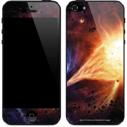 StockTrek Binary System Orbiting near a Black Hole iPhone 5/5s/5SE Skin