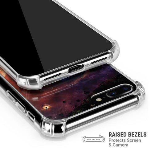 StockTrek Binary System Orbiting near a Black Hole iPhone 7/8 Plus Clear Case