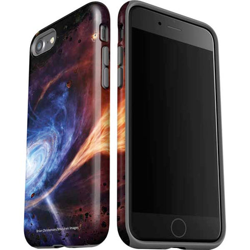 StockTrek Binary System Orbiting near a Black Hole iPhone SE (2nd & 3rd Gen) Pro Case