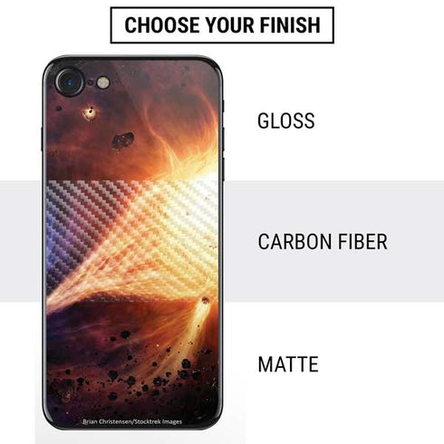 StockTrek Binary System Orbiting near a Black Hole iPhone SE (2nd & 3rd Gen) Skin