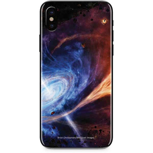 StockTrek Binary System Orbiting near a Black Hole iPhone XS Max Skin