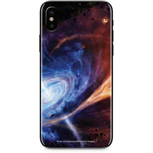 StockTrek Binary System Orbiting near a Black Hole iPhone XS Skin