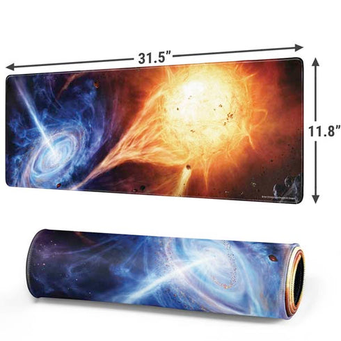 StockTrek Binary System Orbiting near a Black Hole Gaming Mouse Pad