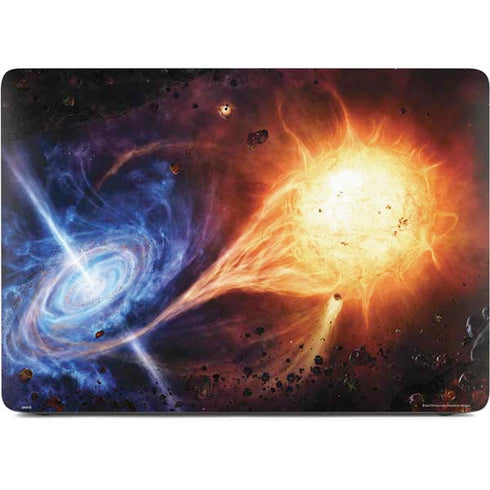 StockTrek Binary System Orbiting near a Black Hole Apple MacBook Air Skin