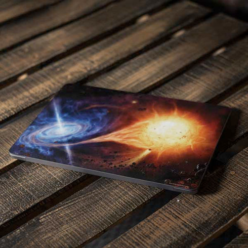 StockTrek Binary System Orbiting near a Black Hole Apple MacBook Air Skin