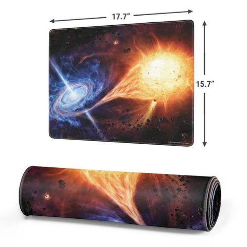 StockTrek Binary System Orbiting near a Black Hole Gaming Mouse Pad