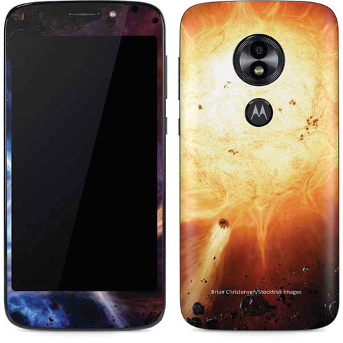 StockTrek Binary System Orbiting near a Black Hole Moto E5 Play Skin