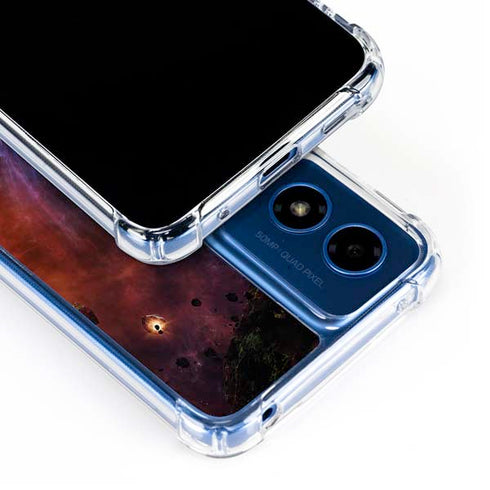 StockTrek Binary System Orbiting near a Black Hole Moto G 5G (2024) Clear Case