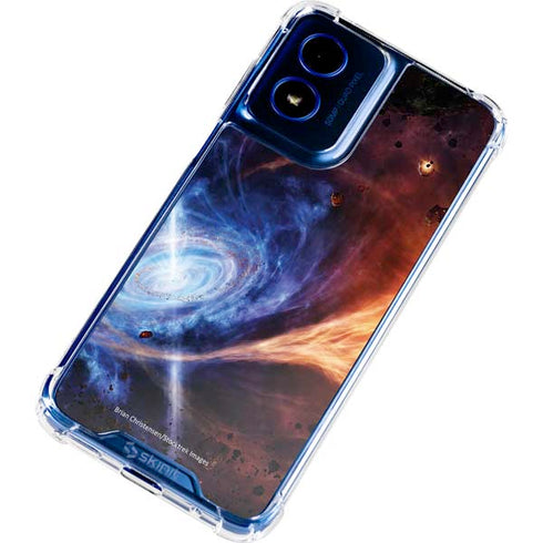 StockTrek Binary System Orbiting near a Black Hole Moto G Play 4G (2024) Clear Case
