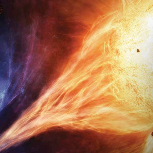 StockTrek Binary System Orbiting near a Black Hole Moto G6 Skin