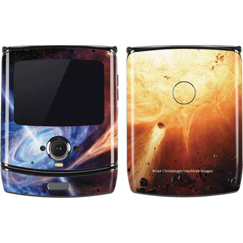 StockTrek Binary System Orbiting near a Black Hole Motorola RAZR Skin