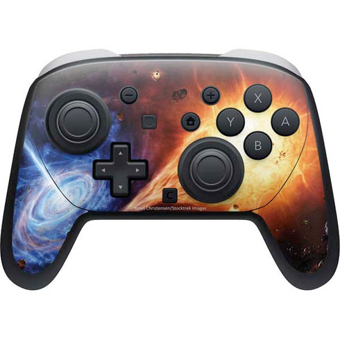 StockTrek Binary System Orbiting near a Black Hole Nintendo Switch 2 (2025) Pro Controller Skin