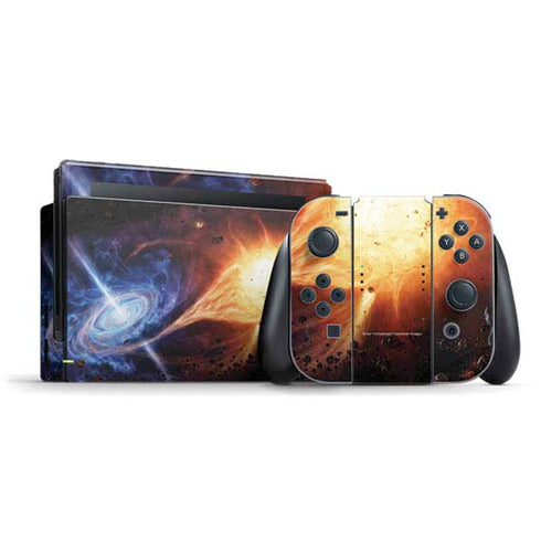 StockTrek Binary System Orbiting near a Black Hole Nintendo Switch Bundle Skin