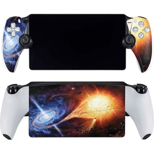 StockTrek Binary System Orbiting near a Black Hole PlayStation Portal Remote Player Skin