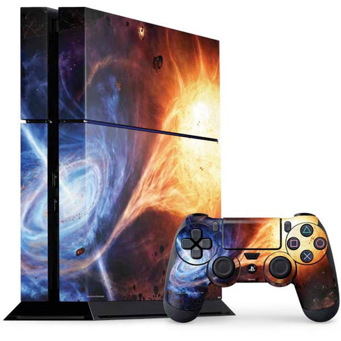 StockTrek Binary System Orbiting near a Black Hole PS4 Console and Controller Bundle Skin