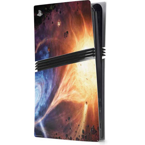 StockTrek Binary System Orbiting near a Black Hole PS5 Pro Console Skin