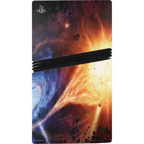 StockTrek Binary System Orbiting near a Black Hole PS5 Pro Disk Bundle Skin