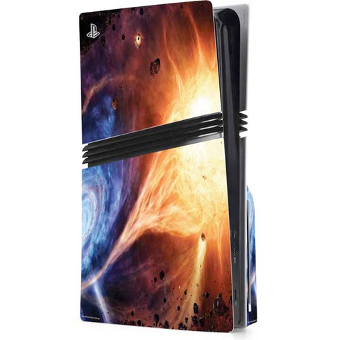 StockTrek Binary System Orbiting near a Black Hole PS5 Pro Disk Console Skin