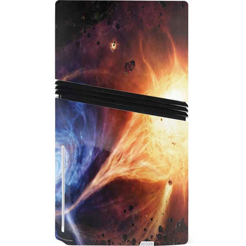StockTrek Binary System Orbiting near a Black Hole PS5 Pro Disk Console Skin
